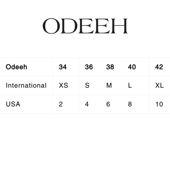 ODEEH NWT Pants 100% Cotton Caribbean Blue US Size 4 / Small - Picture 8 of 8